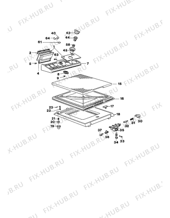 Взрыв-схема стиральной машины Zanussi ZT7858-1 - Схема узла Section 2